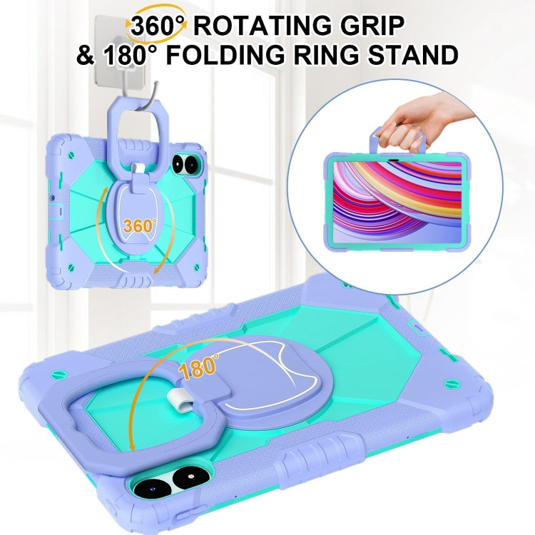 For Xiaomi Redmi Pad Pro 12.1 Contrast Color Robot Silicone Hybrid PC Tablet Case