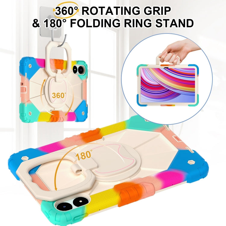 For Xiaomi Redmi Pad Pro 12.1 Contrast Color Robot Silicone Hybrid PC Tablet Case