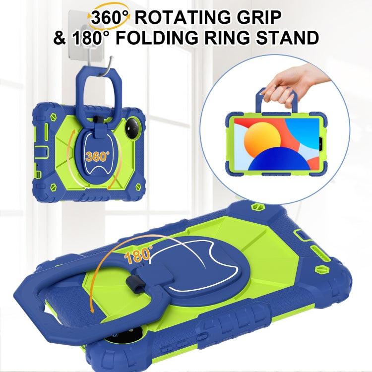 For Xiaomi Redmi Pad SE 8.7 Contrast Color Robot Silicone Hybrid PC Tablet Case