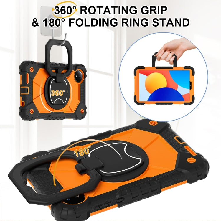 For Xiaomi Redmi Pad SE 8.7 Contrast Color Robot Silicone Hybrid PC Tablet Case