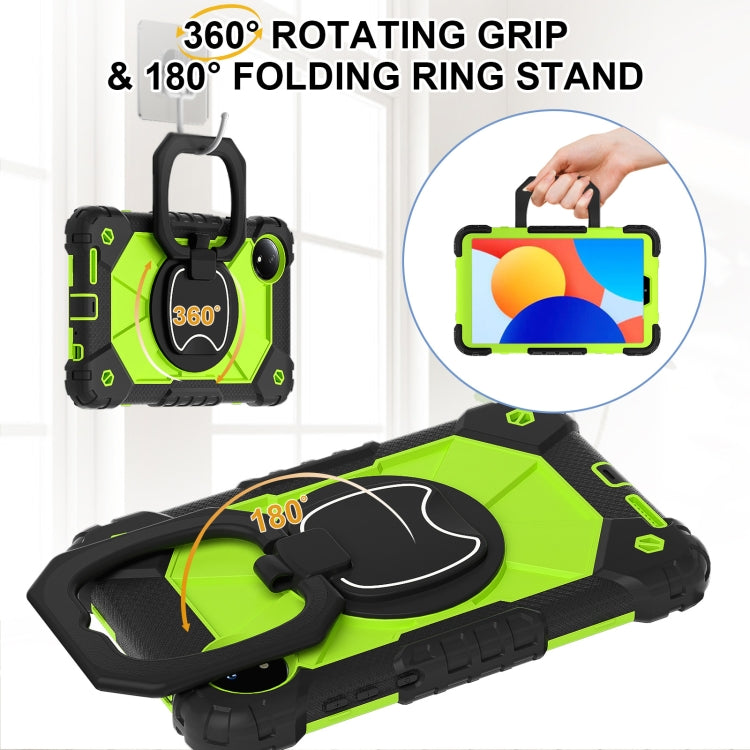 For Xiaomi Redmi Pad SE 8.7 Contrast Color Robot Silicone Hybrid PC Tablet Case
