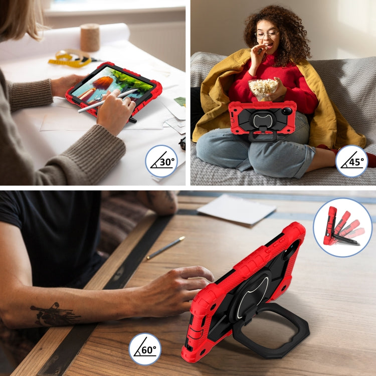 For Xiaomi Redmi Pad SE 8.7 Contrast Color Robot Silicone Hybrid PC Tablet Case