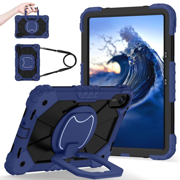 For Xiaomi Redmi Pad 2 11 2025 Contrast Color Robot Silicone Hybrid PC Tablet Case