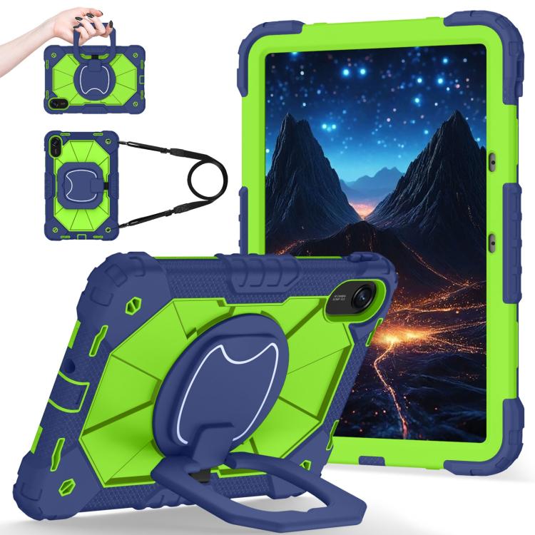 For Xiaomi Redmi Pad 2 11 2025 Contrast Color Robot Silicone Hybrid PC Tablet Case