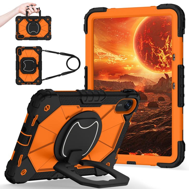 For Xiaomi Redmi Pad 2 11 2025 Contrast Color Robot Silicone Hybrid PC Tablet Case