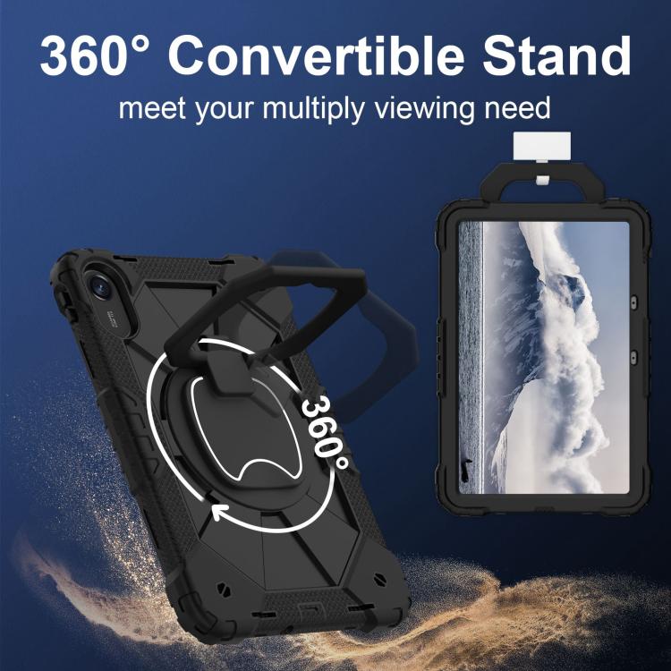 For Xiaomi Redmi Pad 2 11 2025 Contrast Color Robot Silicone Hybrid PC Tablet Case