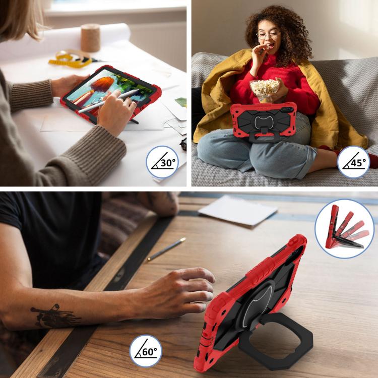 For Xiaomi Redmi Pad 2 11 2025 Contrast Color Robot Silicone Hybrid PC Tablet Case