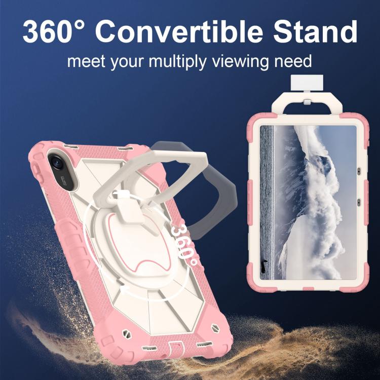 For Xiaomi Redmi Pad 2 11 2025 Contrast Color Robot Silicone Hybrid PC Tablet Case