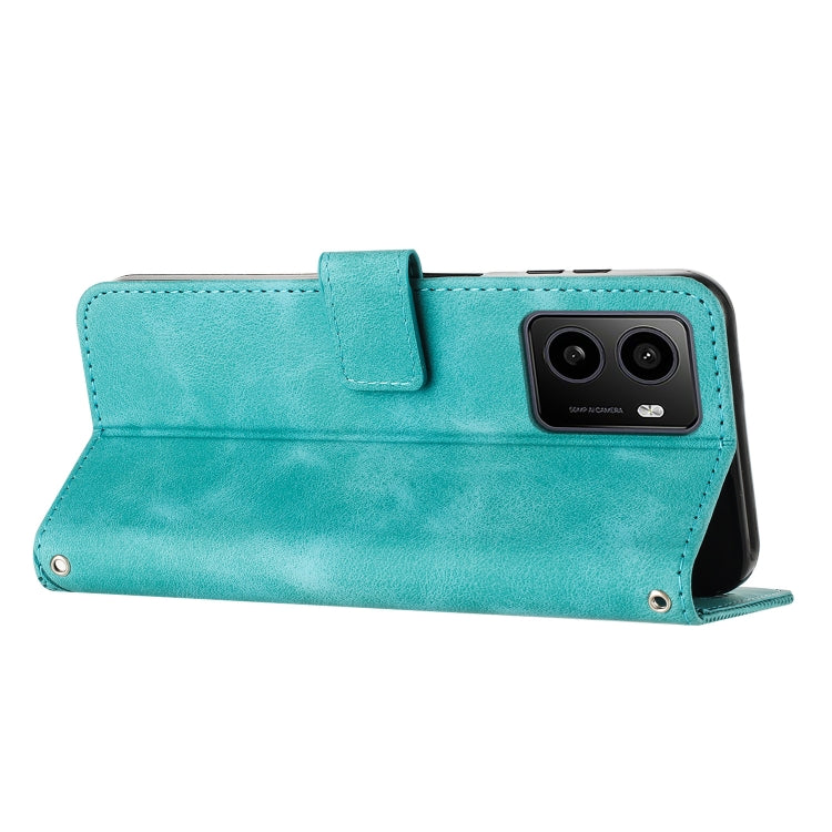 For HMD Pulse Pro Dream Triangle Leather Phone Case with Long  Lanyard