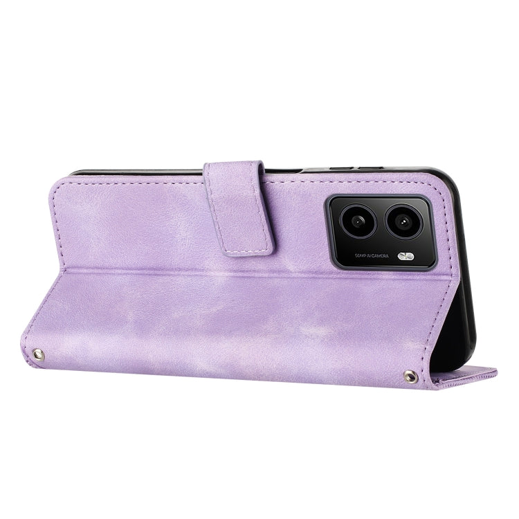 For HMD Pulse Pro Dream Triangle Leather Phone Case with Long  Lanyard
