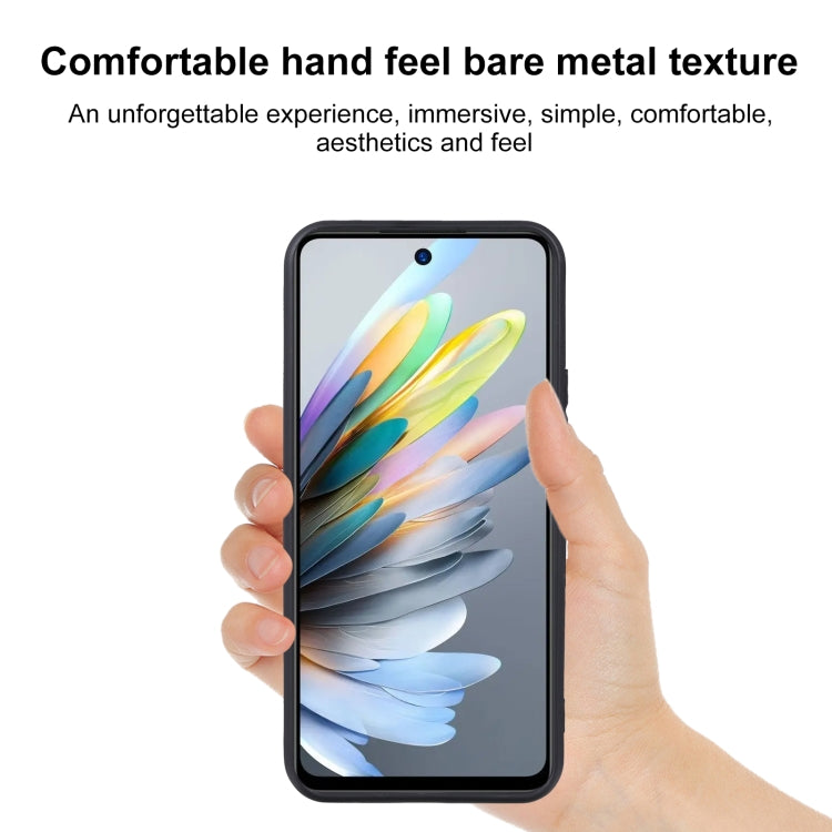 For ZTE Blade A75 4G 10pcs TPU Phone Case - Black