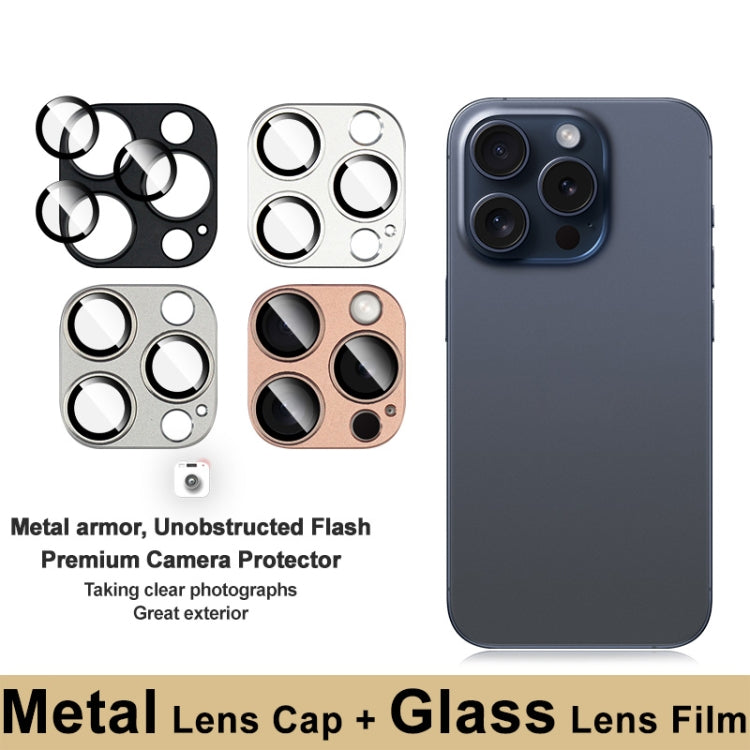 For iPhone 16 Pro / 16 Pro Max IMAK Metal Armor Premium Camera Protector Film
