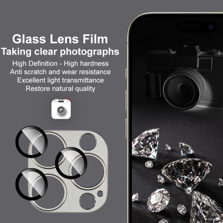 For iPhone 16 Pro / 16 Pro Max IMAK Metal Armor Premium Camera Protector Film