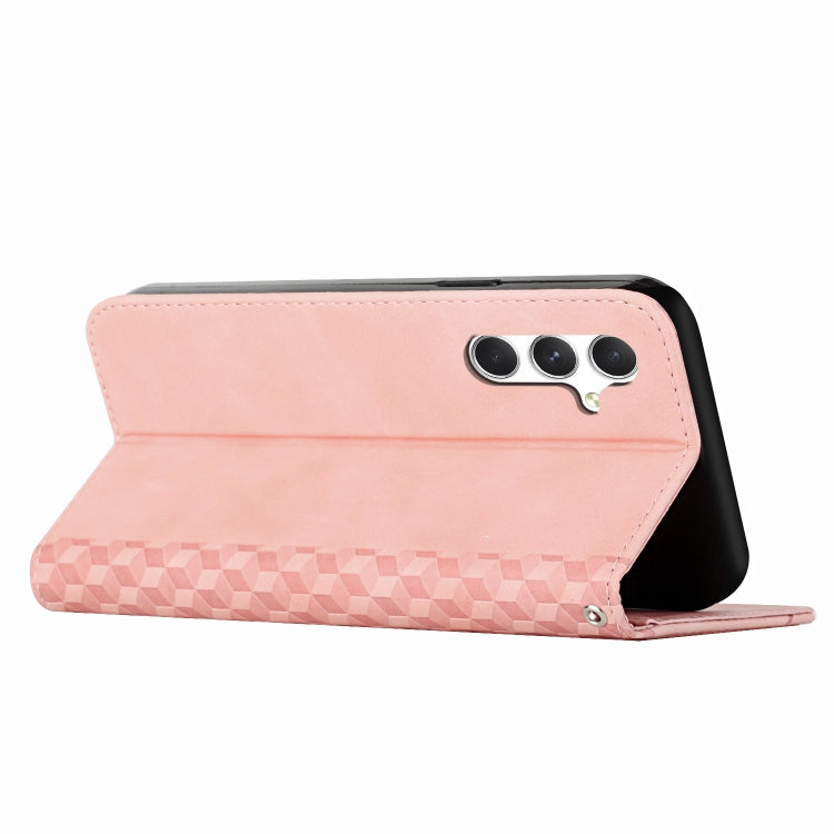 For Samsung Galaxy A56 5G Diamond Splicing Skin Feel Magnetic Leather Phone Case