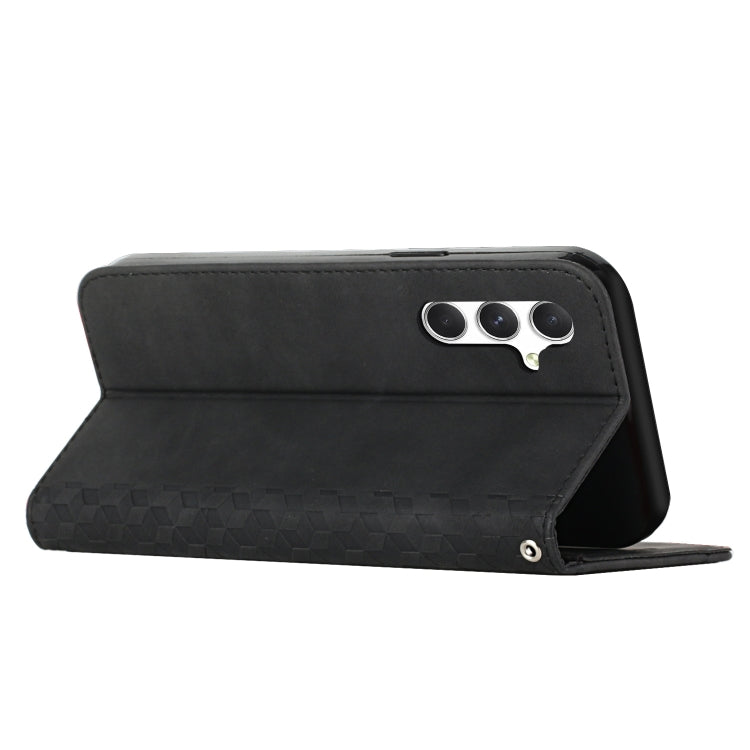 For Samsung Galaxy A56 5G Diamond Splicing Skin Feel Magnetic Leather Phone Case