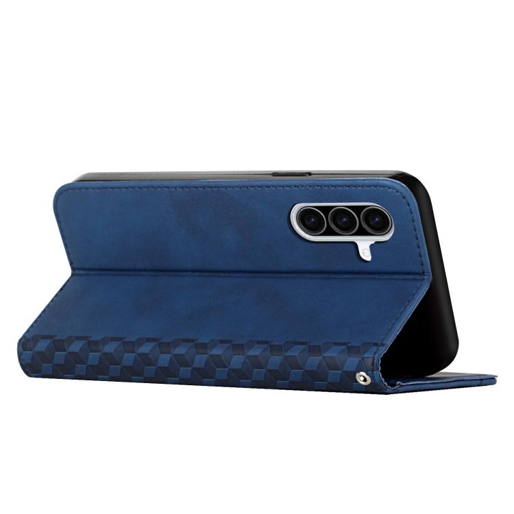 For Samsung Galaxy A57 5G Diamond Splicing Skin Feel Magnetic Leather Phone Case