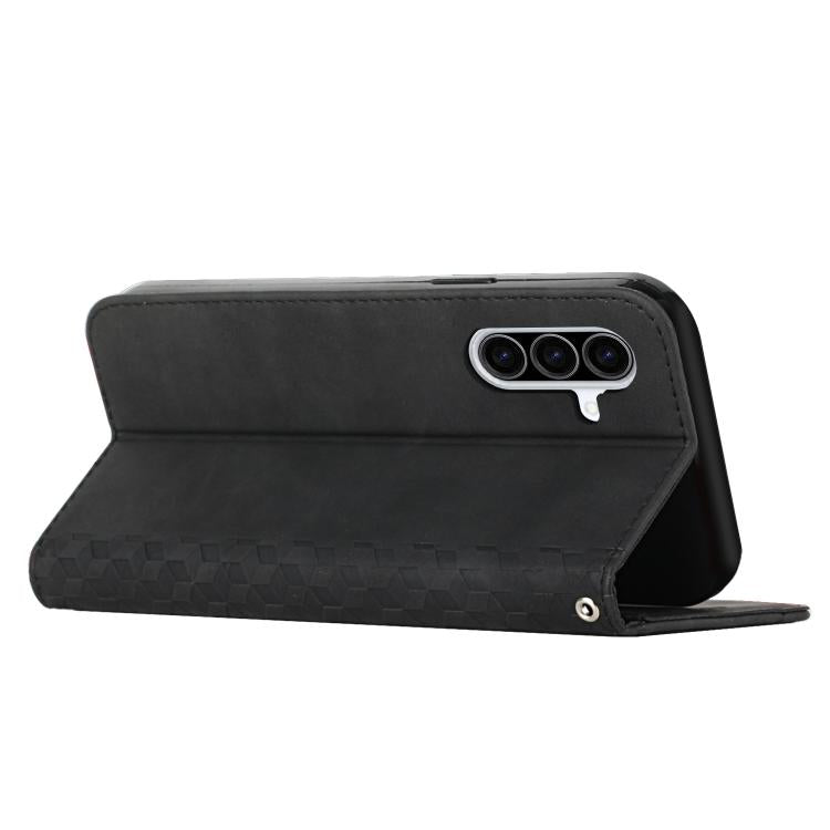 For Samsung Galaxy A57 5G Diamond Splicing Skin Feel Magnetic Leather Phone Case