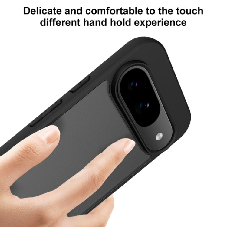 For Google Pixel 9 / 9 Pro imak UX-9B Series Four Corners Tiny Airbag Shockproof Phone Case - Black