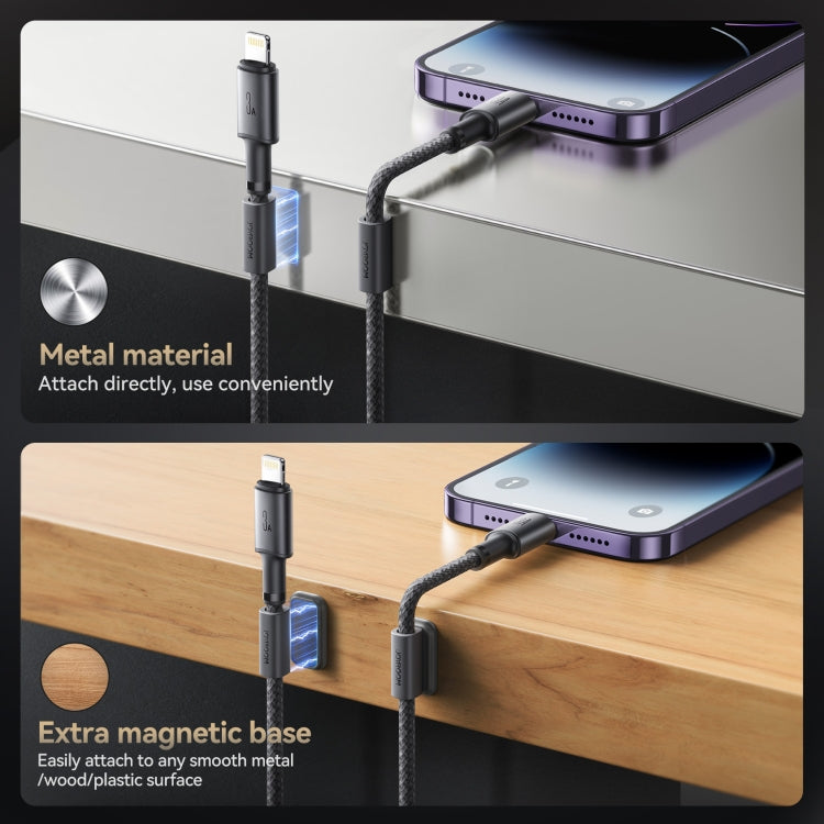JOYROOM S-A50 3A 480Mbps Fast Charging Data Cable, USB-A to 8 Pin Cable, Length: 1.2m - Dark Gray