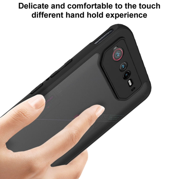 For Asus ROG Phone 6 Pro / 6 / 6D imak UX-9B Series Four Corners Tiny Airbag Shockproof Phone Case - Black