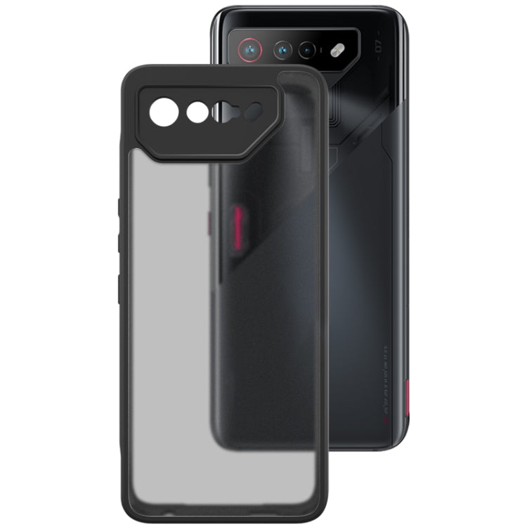 For Asus ROG Phone 7 Ultimate imak UX-9B Series Four Corners Tiny Airbag Shockproof Phone Case - Black
