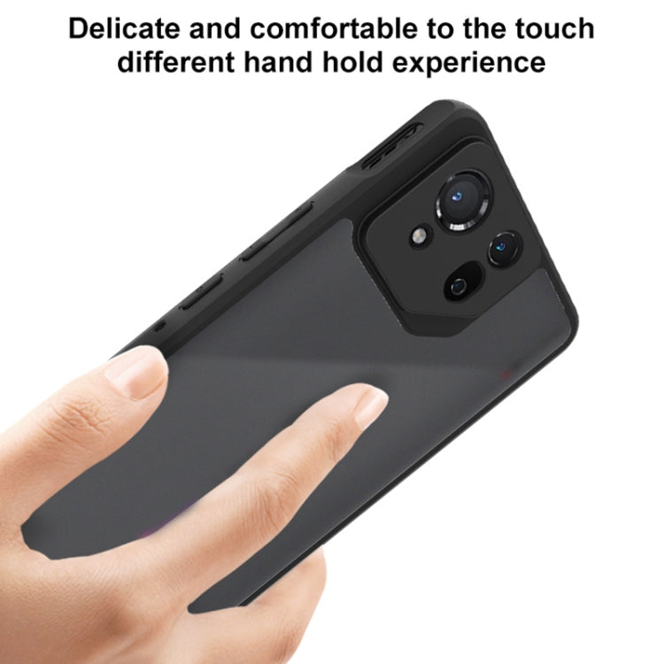 For Asus ROG Phone 8 / 8 Pro imak UX-9B Series Four Corners Tiny Airbag Shockproof Phone Case - Black