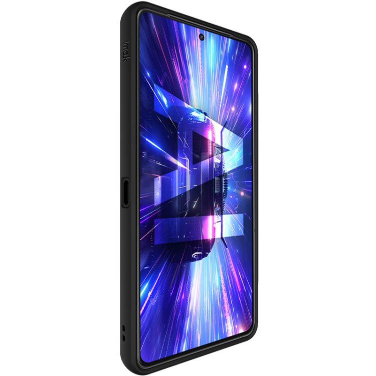 For Asus ROG Phone 9 / 9 Pro imak UX-9B Series Four Corners Tiny Airbag Shockproof Phone Case - Black