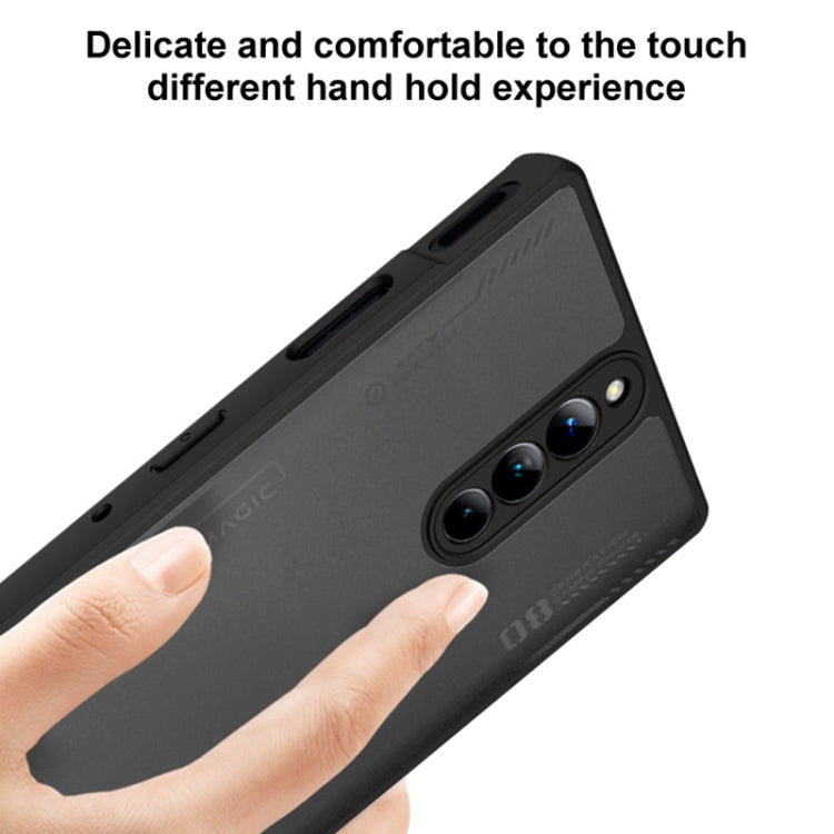 For ZTE nubia Red Magic 8s Pro imak UX-9B Series Four Corners Tiny Airbag Shockproof Phone Case - Black