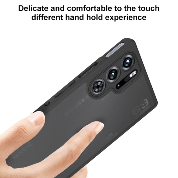 For ZTE nubia Red Magic 9 Pro imak UX-9B Series Four Corners Tiny Airbag Shockproof Phone Case - Black