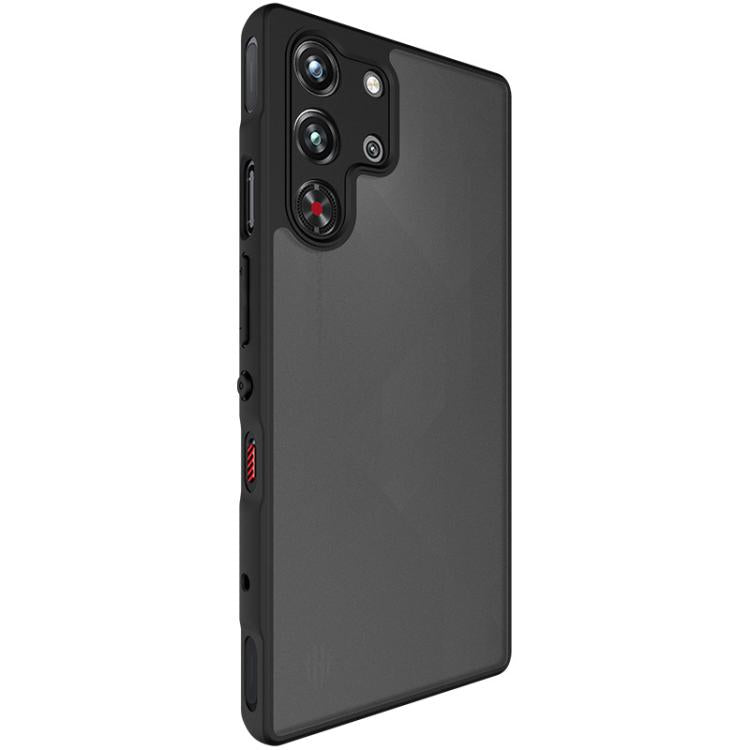 For ZTE nubia Red Magic 10 Pro imak UX-9B Series Four Corners Tiny Airbag Shockproof Phone Case - Black