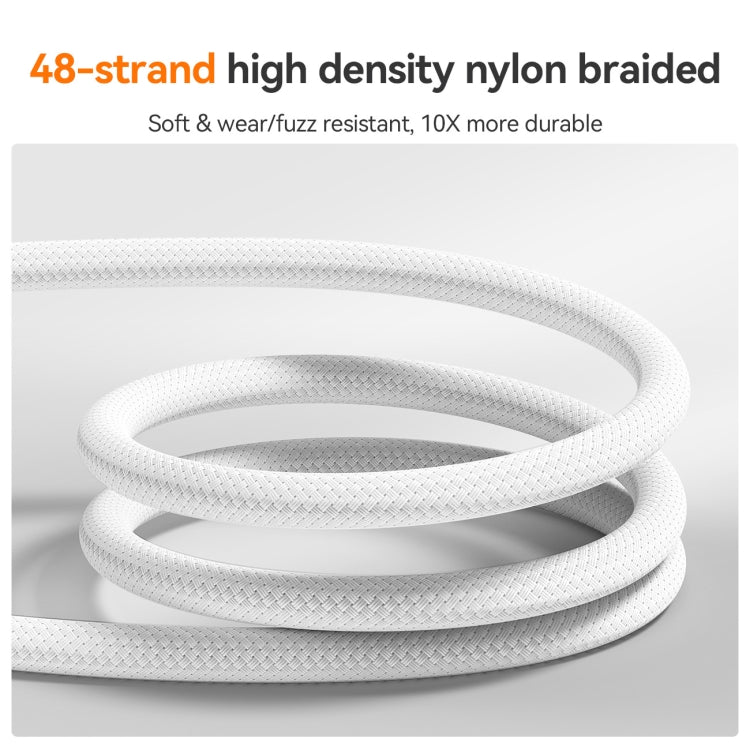 JOYROOM S-A51 Cutting-Edge Series 3A Fast Charging Data Cable, USB-A to 8 Pin Cable, Length: 1.2m - Light Gray