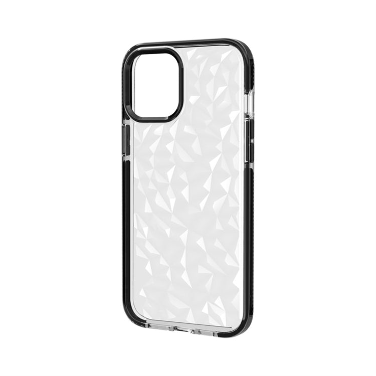 For iPhone 12 / 12 Pro Shockproof Diamond Texture TPU Protective Case