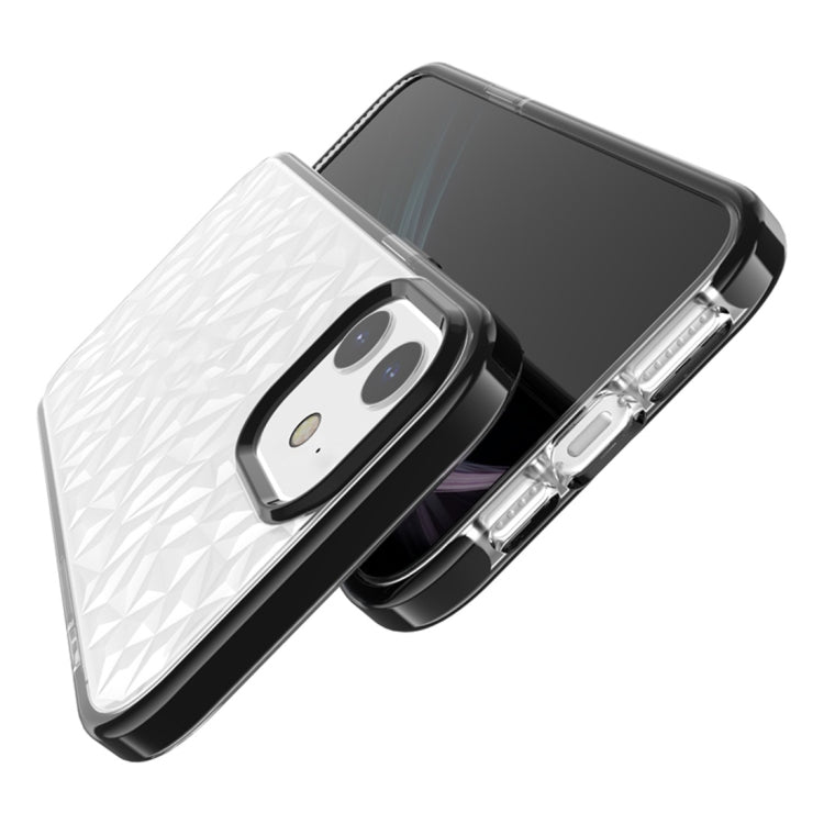 For iPhone 12 / 12 Pro Shockproof Diamond Texture TPU Protective Case