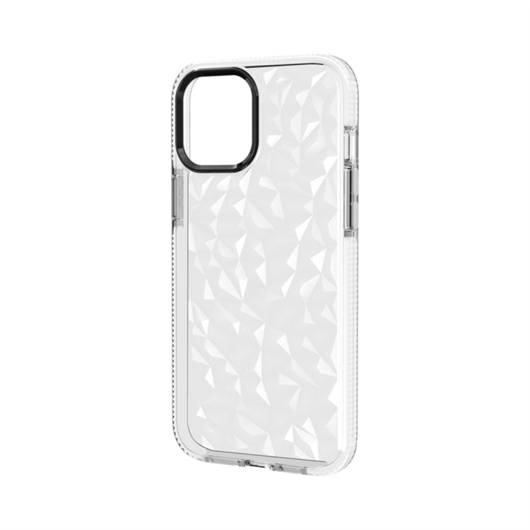 For iPhone 12 / 12 Pro Shockproof Diamond Texture TPU Protective Case