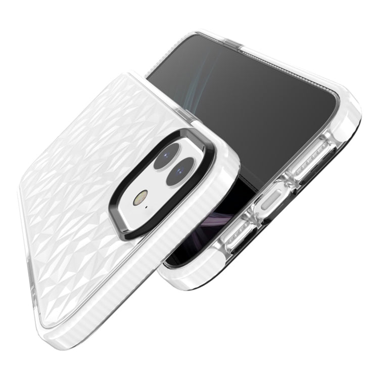 For iPhone 12 / 12 Pro Shockproof Diamond Texture TPU Protective Case