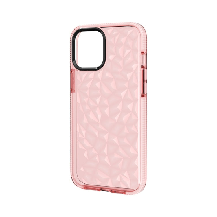 For iPhone 12 / 12 Pro Shockproof Diamond Texture TPU Protective Case