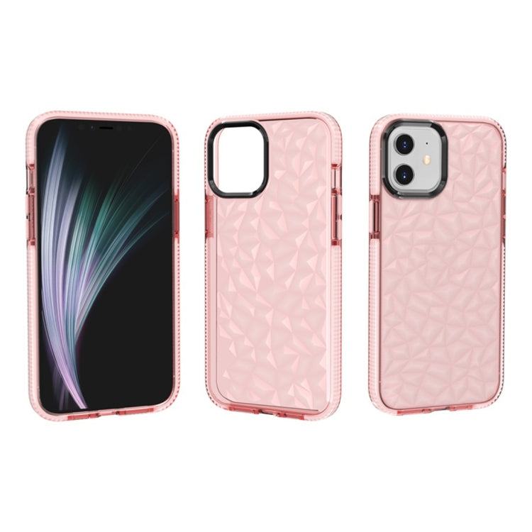 For iPhone 12 / 12 Pro Shockproof Diamond Texture TPU Protective Case