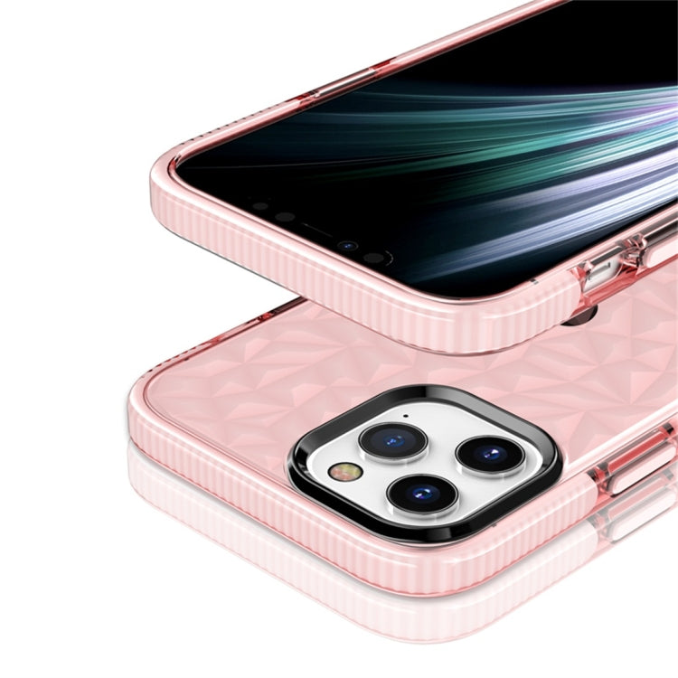 For iPhone 12 Pro Max Shockproof Diamond Texture TPU Protective Case