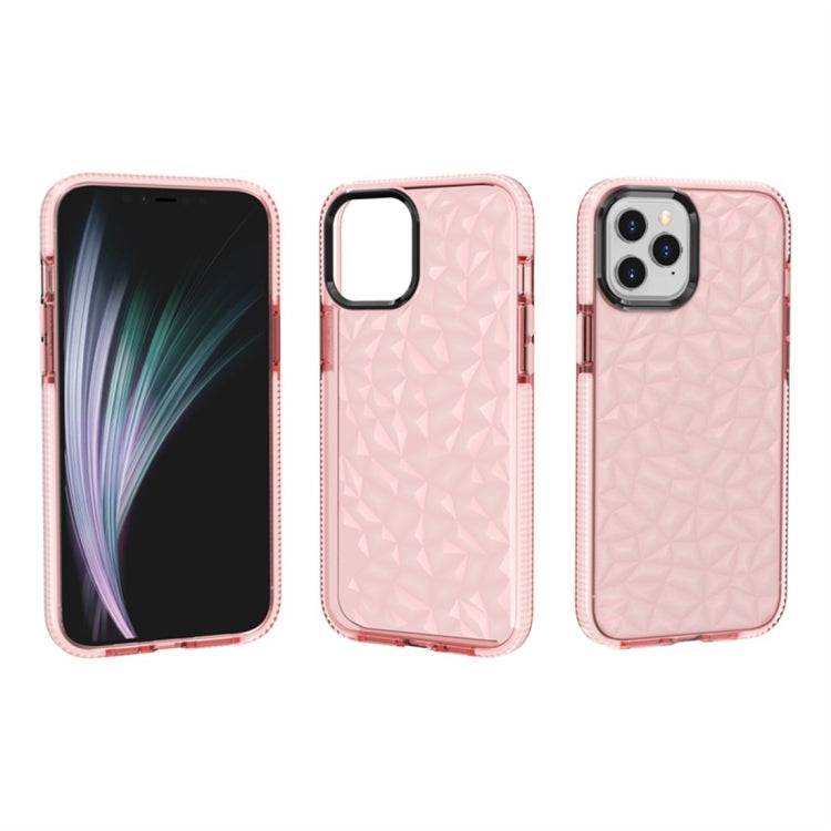 For iPhone 12 Pro Max Shockproof Diamond Texture TPU Protective Case