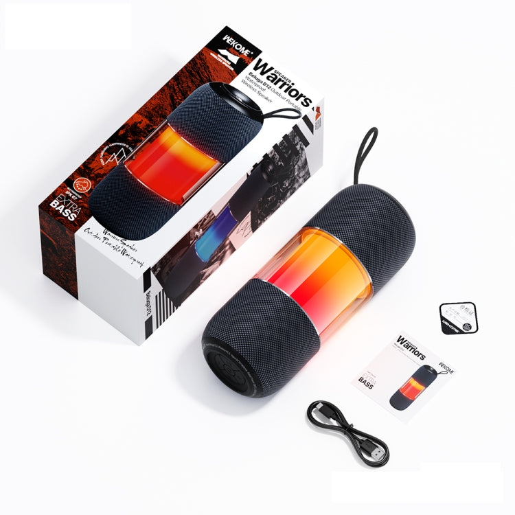 WK Beluga D12 Warrior Outdoor Waterproof Portable Bluetooth Speaker - Black