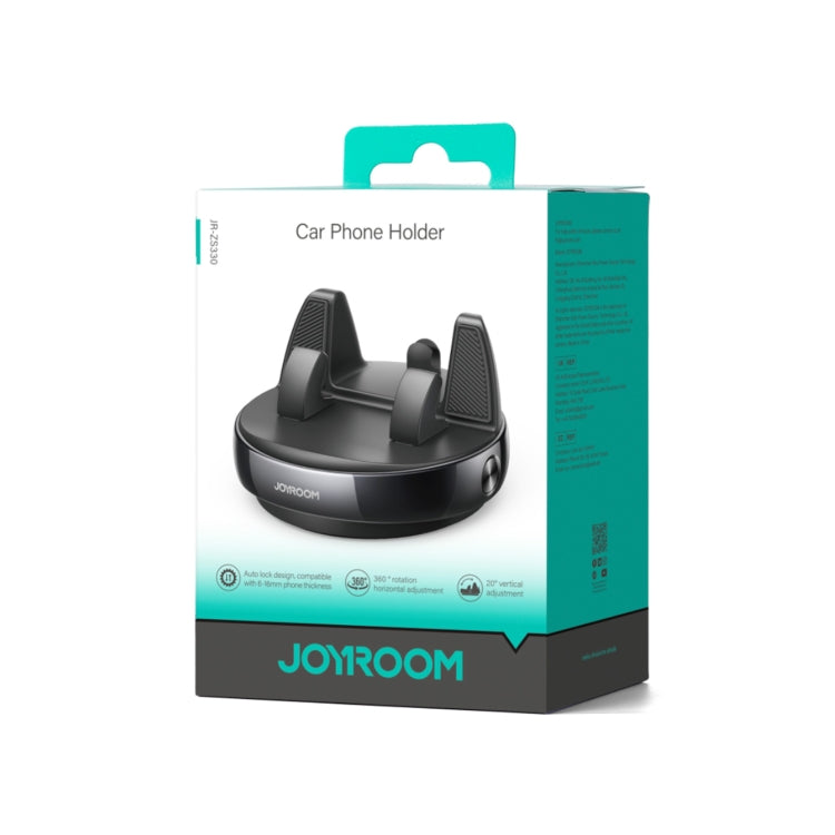 JOYROOM JR-ZS330 Dundun No.3 Vehicle Mounted Bracket Dashboard Car Phone Holder - Black