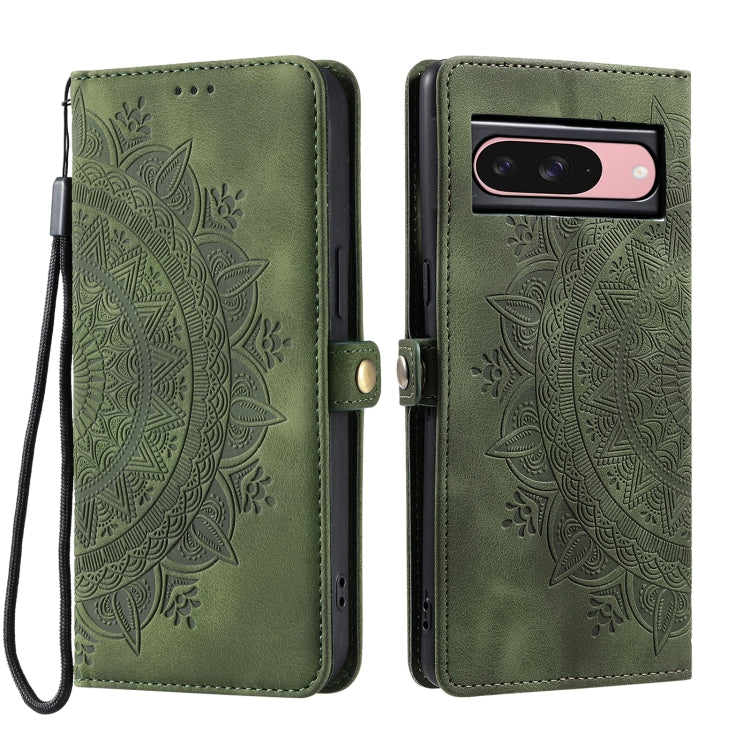 For Google Pixel 9 / 9 Pro Skin Feel Totem Embossed Leather Phone Case