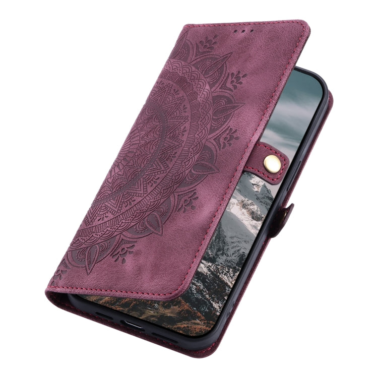 For Google Pixel 9 / 9 Pro Skin Feel Totem Embossed Leather Phone Case