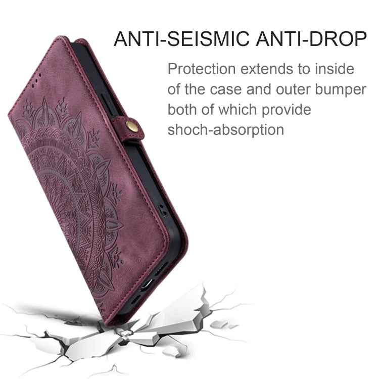 For Google Pixel 9 / 9 Pro Skin Feel Totem Embossed Leather Phone Case