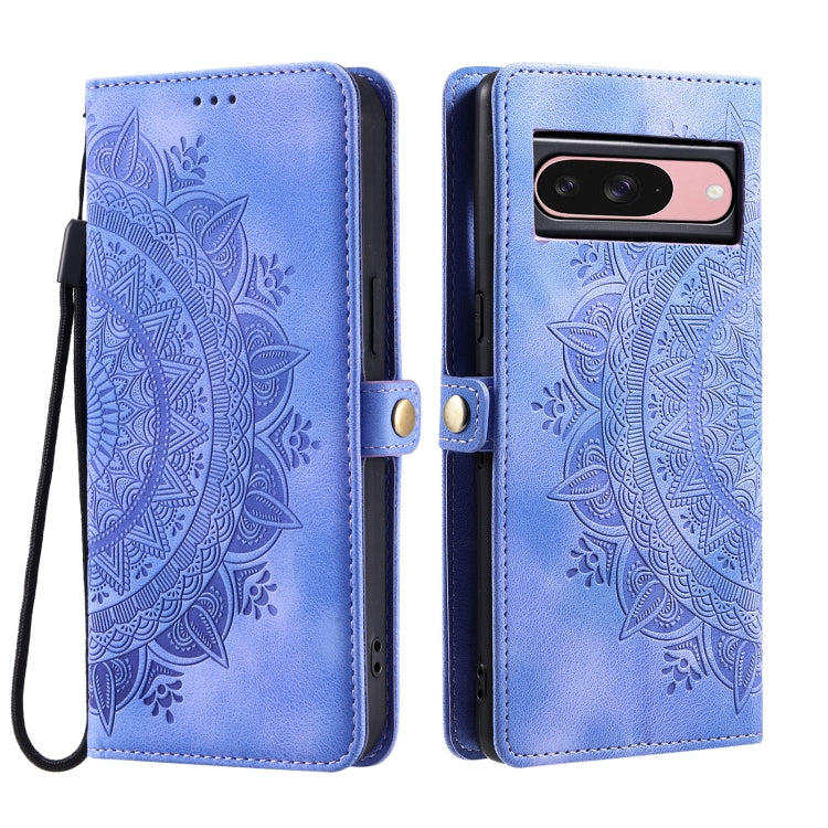 For Google Pixel 9 / 9 Pro Skin Feel Totem Embossed Leather Phone Case