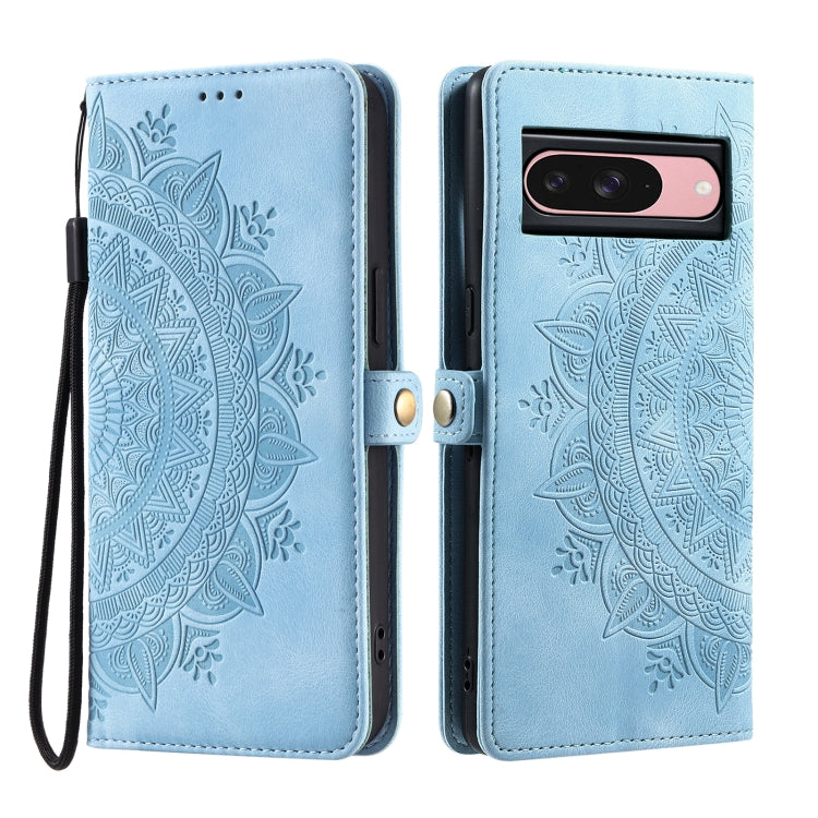 For Google Pixel 9 / 9 Pro Skin Feel Totem Embossed Leather Phone Case