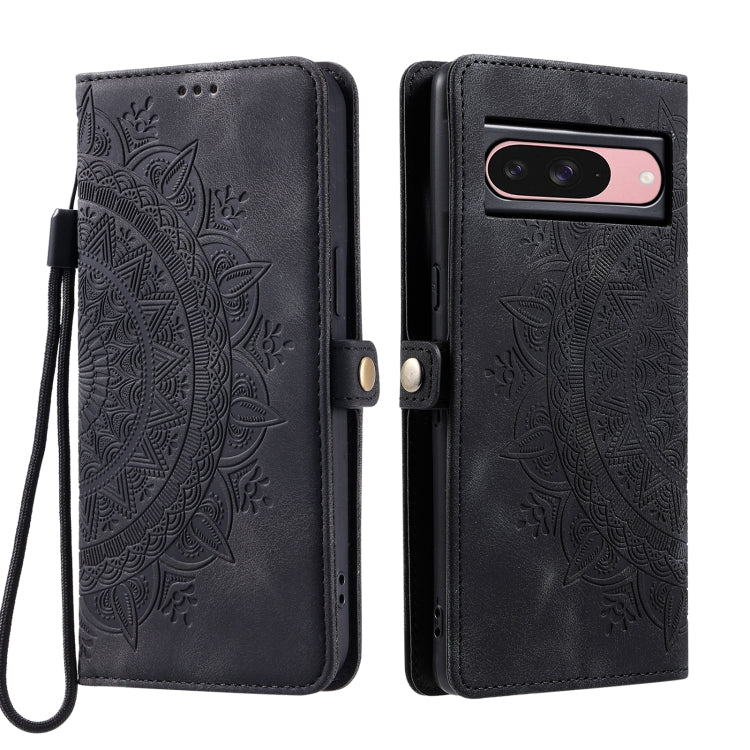 For Google Pixel 9 / 9 Pro Skin Feel Totem Embossed Leather Phone Case