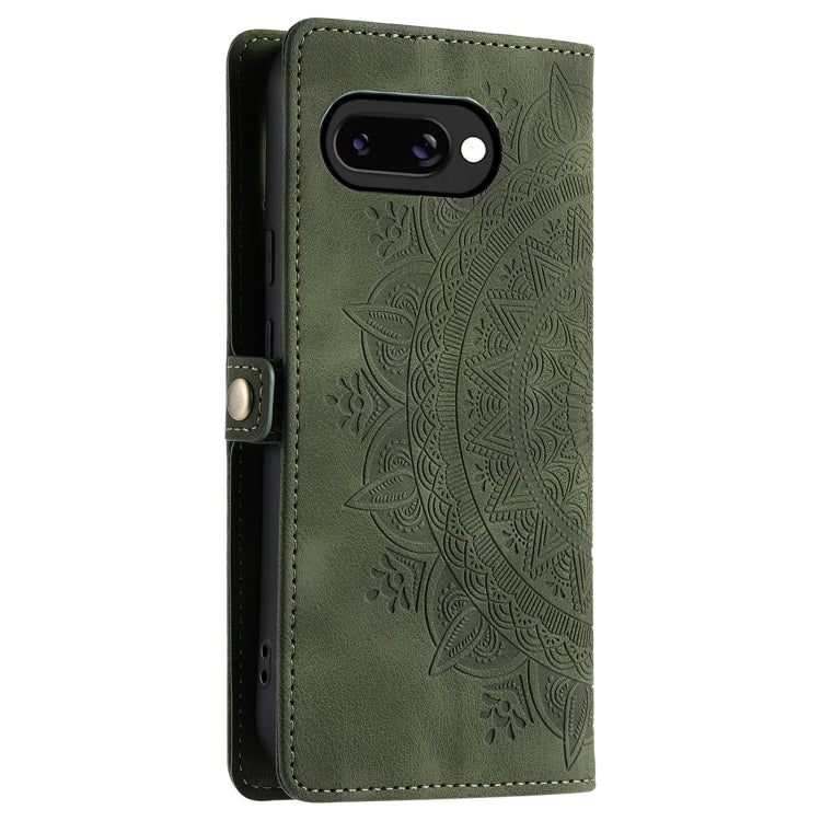 For Google Pixel 9a Skin Feel Totem Embossed Leather Phone Case