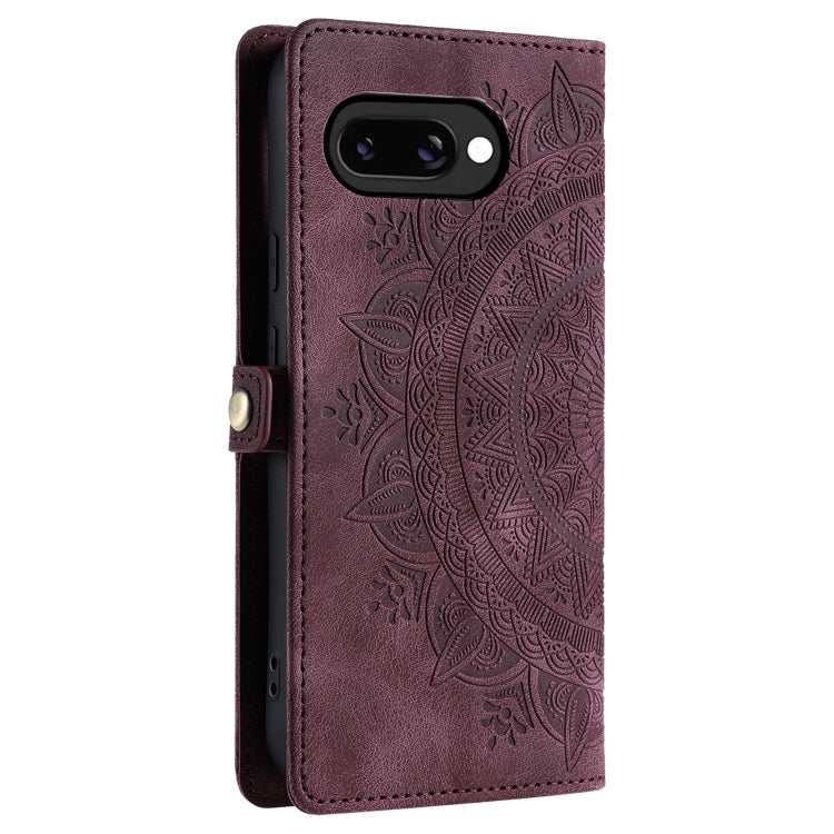 For Google Pixel 9a Skin Feel Totem Embossed Leather Phone Case