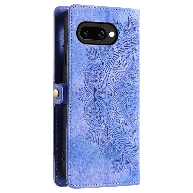 For Google Pixel 9a Skin Feel Totem Embossed Leather Phone Case